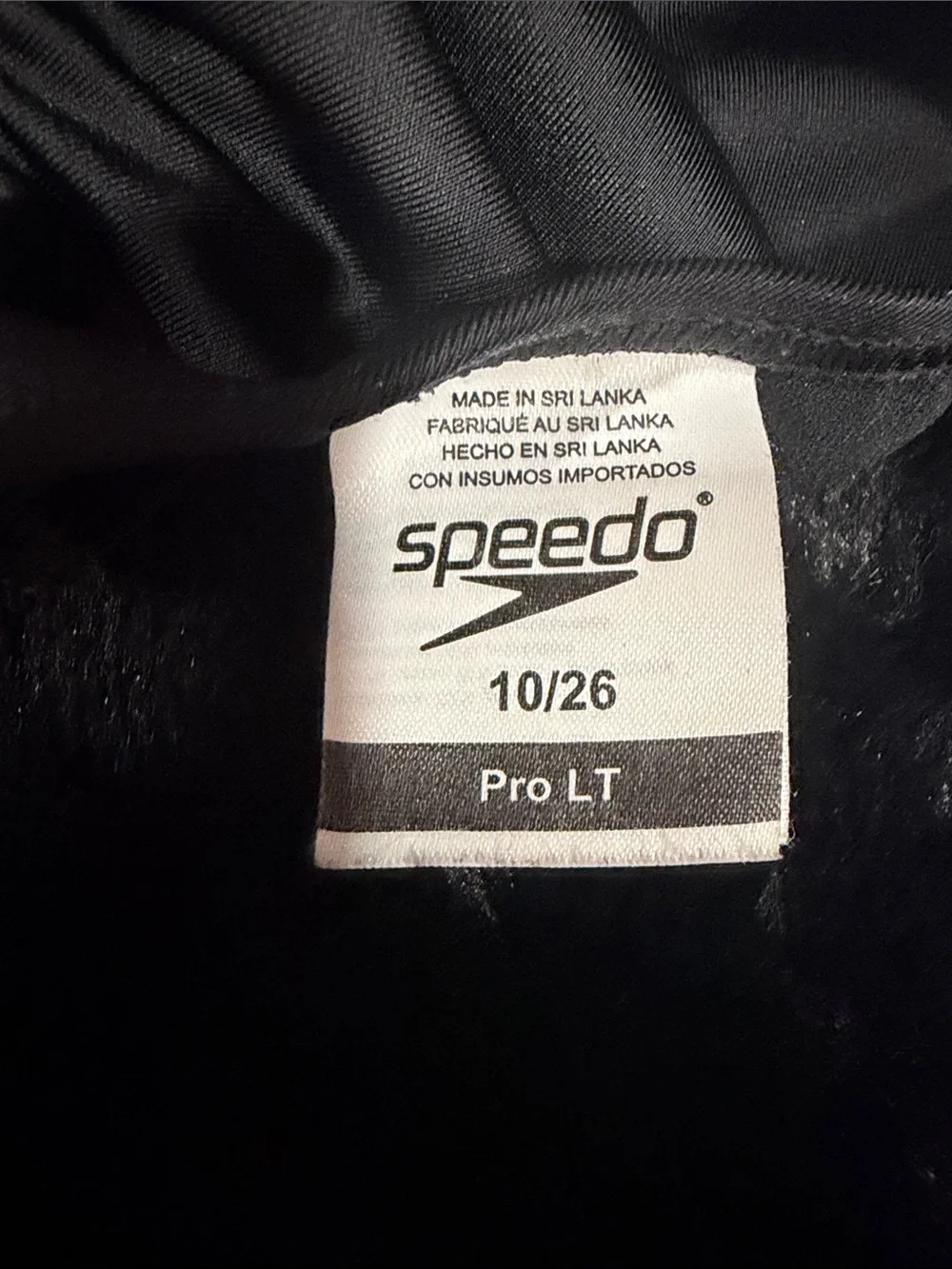 Speedo Pro LT Black Girls' Solid One-Piece Swimsuit